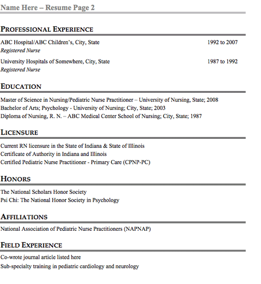 curriculum vitae samples nursing. You may purchase this resume